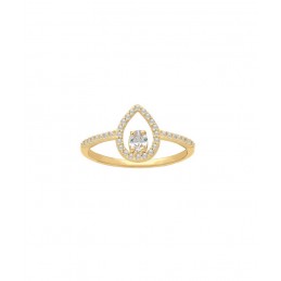 Bague goutte oz blancs T56