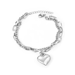 2061BF - Bracelet 2 rangs,...