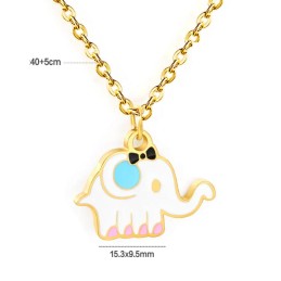 274AI - Collier éléphant,...