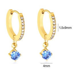 412AI - Créoles o.z bleu,...