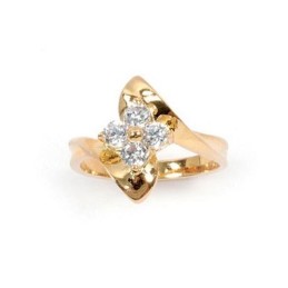 5249POR-60 Bague fleur oz...