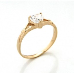 5246POR-52 Bague coeur oz T52