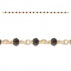 Bracelet  Cristaux noirs