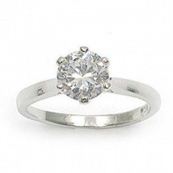 Bague Solitaire o.z T54