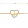 Bracelet Cœur battements o.z
