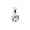 Chaine, pendentif Solitaire oxyde de zirconium