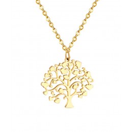 Collier Arbre de vie, acier...