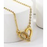 Collier Coeur o.z, acier inoxydable