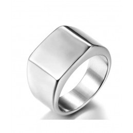 Chevalière Acier inoxydable...