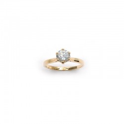 Bague Solitaire o.z 7mm T62