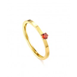 Bague o.z orangé rouge T57