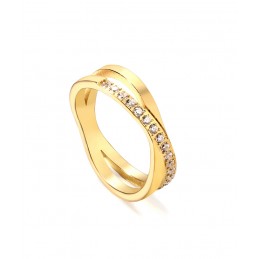 Bague 2 anneaux croisés o.z...