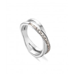 Bague 2 anneaux croisés o.z...