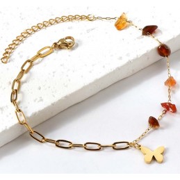 Bracelet cheville perles...