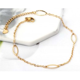 Bracelet cheville Ovales...