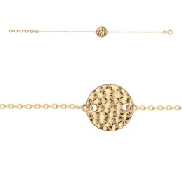 Bracelet  Pastille martelée